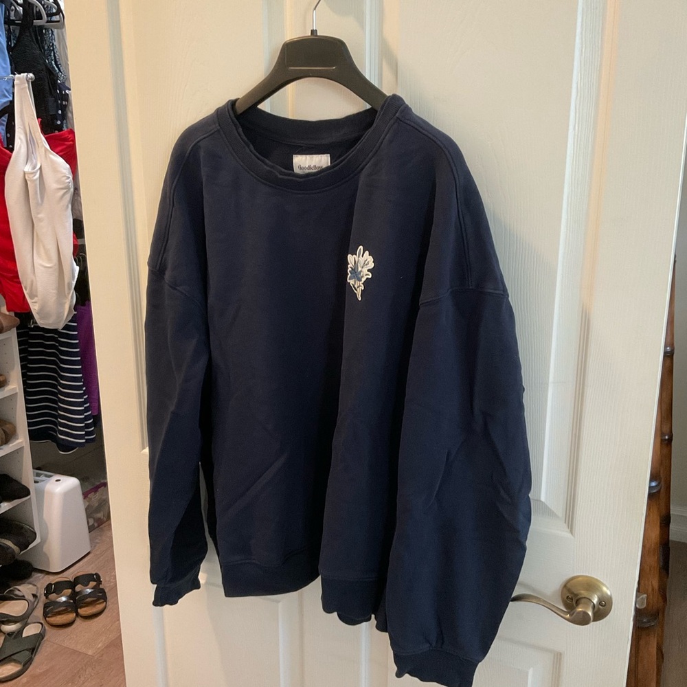 Goodfellow & Co Dark Blue Crewneck Sweater